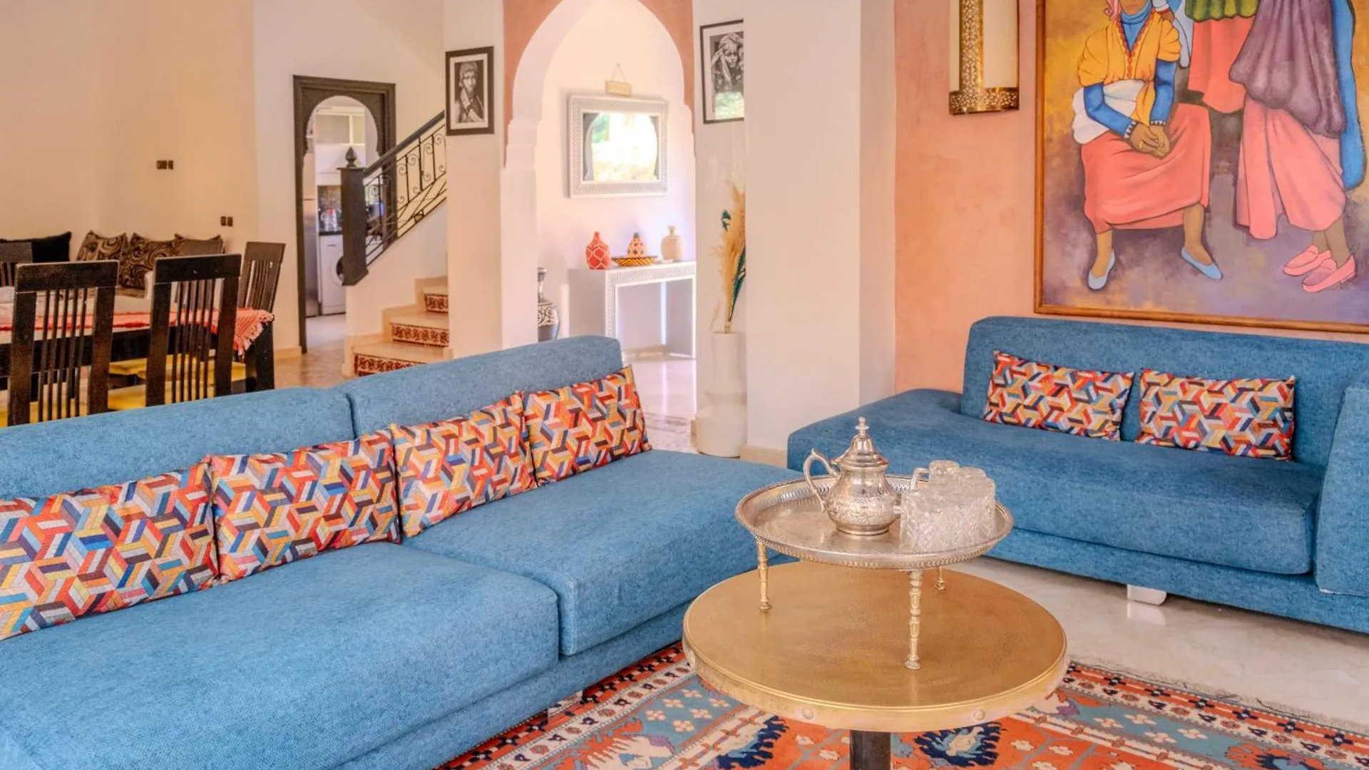 Luxury Villa With Pool, Garden & Gated Security Marrakesch 0*,